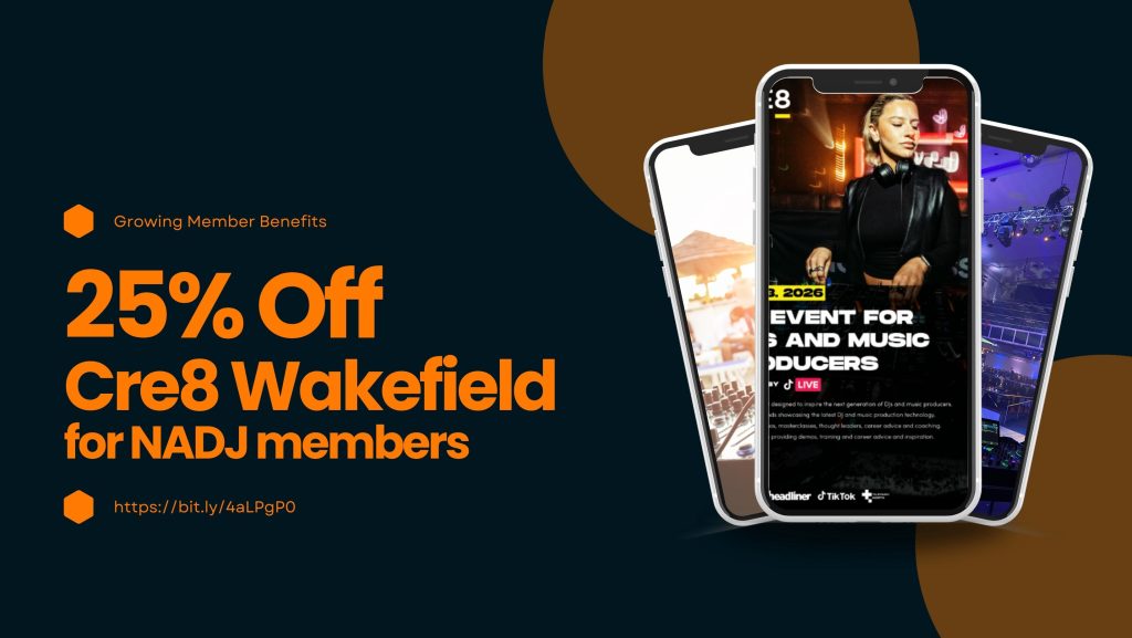 25% off Cre8 Wakefield Tickets for NADJ Members