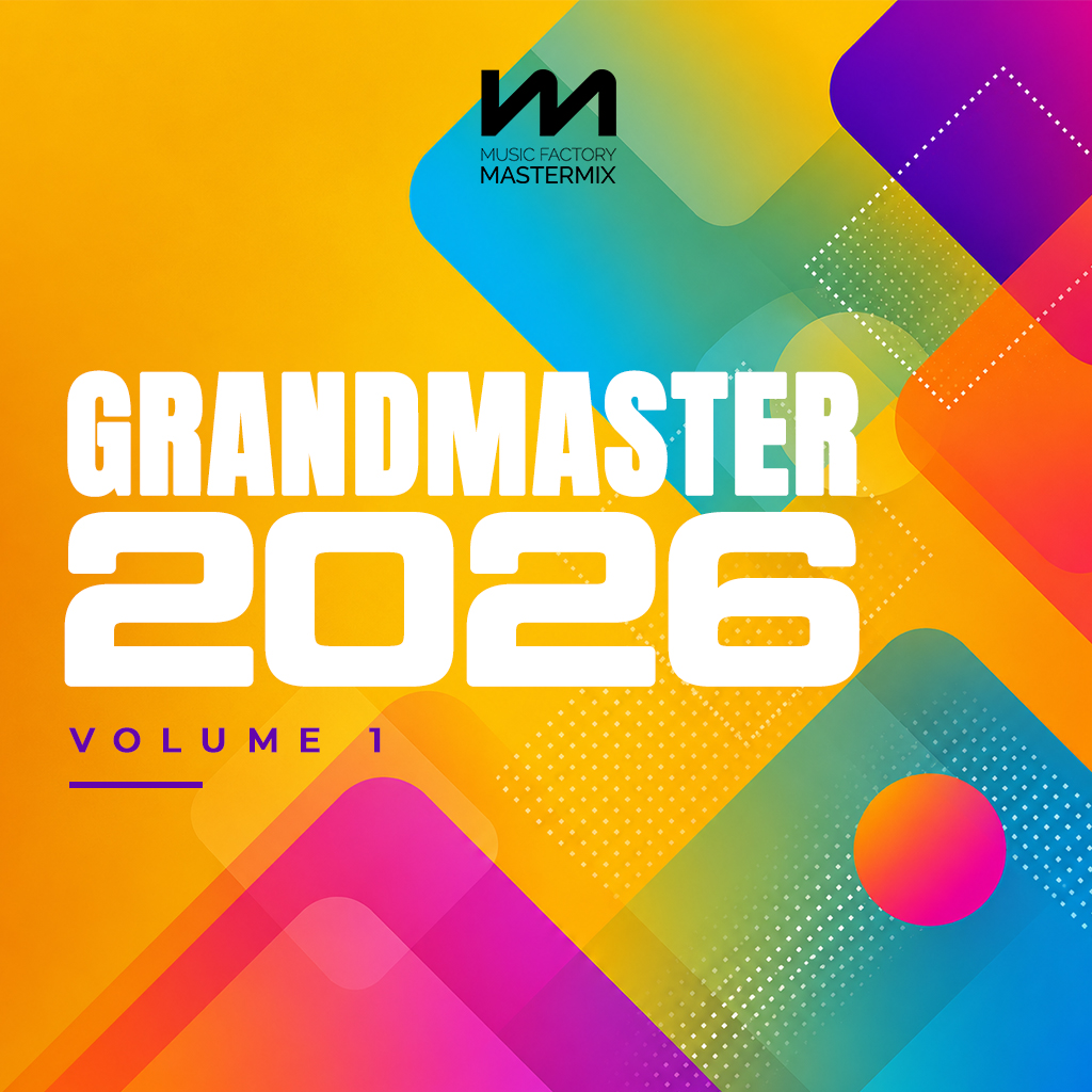 Mastermix have announced an ADVANCED LISTINGS release for Grandmaster 2026 Volume 1, arriving on 28th May, bringing together many of the biggest commercial, crossover and dancefloor-focused tracks of the year so far in one double-download package produced by Jon Hitchen and Gary Gee.